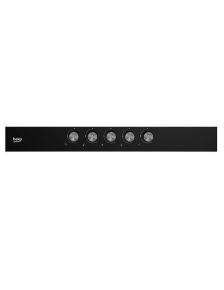 BEKO HILW75222S P. COTT. GAS 75CM  CRISTALLO NERO COMANDI FRONTALI 5F
