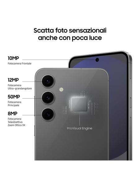 SAMSUNG SM-S721BZKD S24FE GRAPHITE BLACK 5G 8/128GB