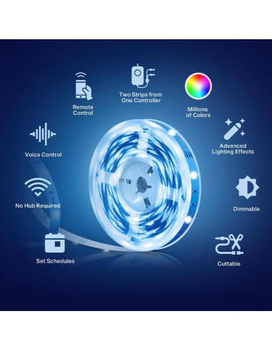 TPLINK TAPO TL61-5 SMART WIFI LIGHT STRIP STRISCIA LED 5M SINGLECOLOR