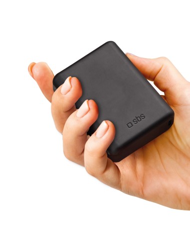SBS TTBB10000MINIK POWERBANK 10000MAH 2 USB-C + USB 10W NERO