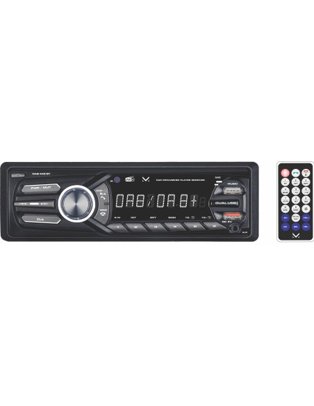 MAJESTIC DAB-445 SINTO MP3 DAB+/FM/BT/USB/SD/AX FRONTALINO ESTRAIBILE