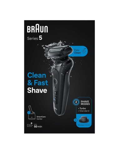 BRAUN SERIE 52-N7200CC RASOIO 4IN1 AUT. 50MIN. RIC. RAPIDA 5 MINUTI