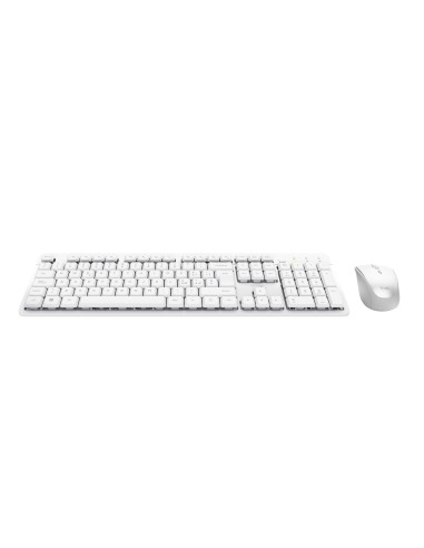TRUST 25466 ODY II BIANCO KIT TASTIERA E MOUSE SILENT WIRELESS