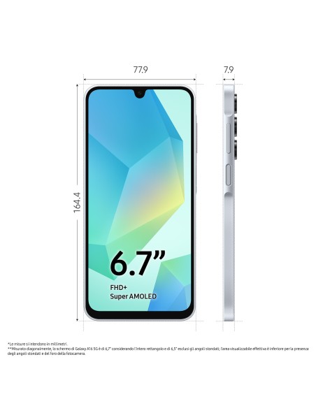 SAMSUNG A16 5G LIGHT GRAY 4/128GB  SM-A166BZADEUE