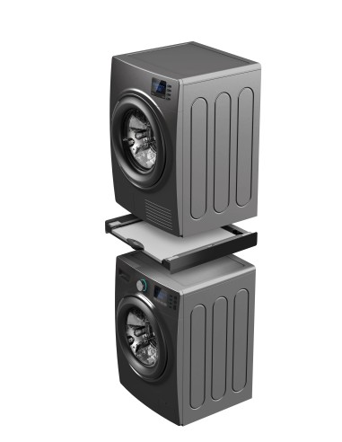 MELICONI TORRE DARK KIT DI GIUNZIONE NERO CON RIPIANO IN LEGNO FSC