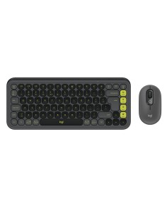 LOGITECH POP ICON GRIGIO COMBO TASTIERA E MOUSE WIRELESS 2