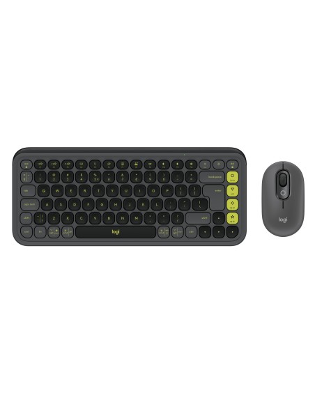 LOGITECH POP ICON GRIGIO COMBO TASTIERA E MOUSE WIRELESS