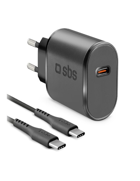 SBS TEKITTRTC15W KIT ALIM.RETE USB-C 15W + CAVO USB-C 1M