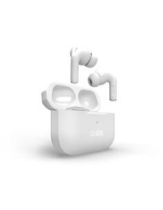 SBS TEEARTWSPMAXBTW AURICOLARI BLUETOOTH 5.0 TWS WIRELESS CHARGE BIANC