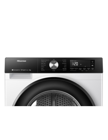 ASCIUGATRICI: vendita online HISENSE DH3S802BW2 ASCIUG. A++ 8KG POMPA DI CALORE ALLERGY CARE WIFI in offerta