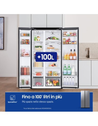 SAMSUNG RS57DG400EM9 FRIGO SBS E NF 583LT INOX WIFI H178 L91,2 P65,4
