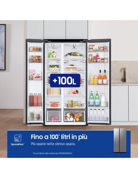 SAMSUNG RS57DG400EM9 FRIGO SBS E NF 583LT INOX WIFI H178 L91,2 P65,4
