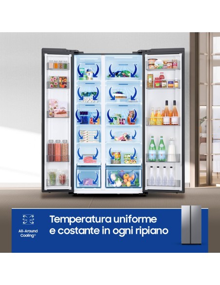 SAMSUNG RS57DG400EM9 FRIGO SBS E NF 583LT INOX WIFI H178 L91,2 P65,4