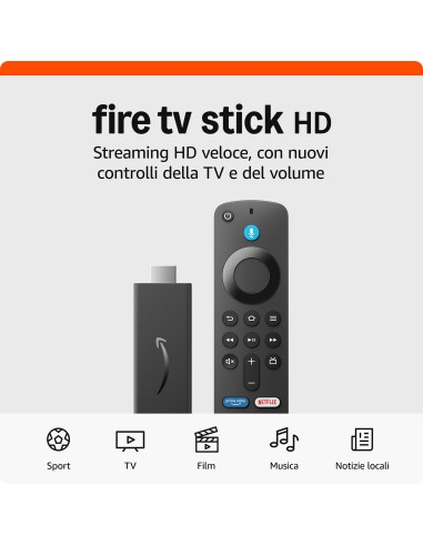 AMAZON FIRE TV STICK HD STREAMING MEDIA PLAYER (2024)