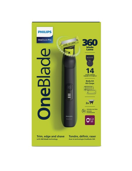 PHILIPS QP6542/15 ONEBLADE PRO 360 REGOLABARBA FACE & BODY