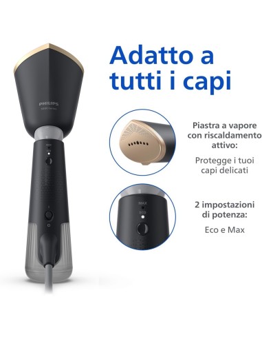 PHILIPS STH5030/80 STIRATORE A VAPORE VERTICALE 1300W DARK GREY