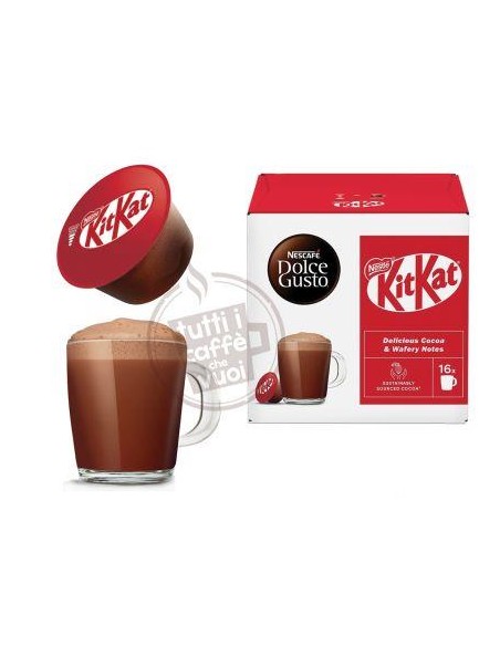 CAPSULE CAFFE': vendita online NESTLE NESC. DOLCE GUSTO KIT KAT 16 CAPSULE in offerta