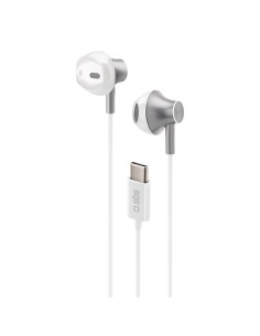 SBS TEEARTYCMETW AURICOLARI SEMI IN-EAR IN METALLO USB-C BIANCO