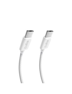 SBS TECABLETISSUETCC40GB CAVO BRAIDED USB-C/USB-C 4.0 1M 240W GRIGIO