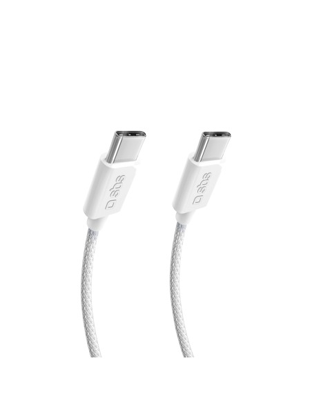 SBS TECABLETISSUETCC40GB CAVO BRAIDED USB-C/USB-C 4.0 1M 240W GRIGIO