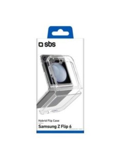 SBS TECOVSAZFLIP6T SAMSUNG Z FLIP 6 COVER HYBRID TRASPARENTE 2