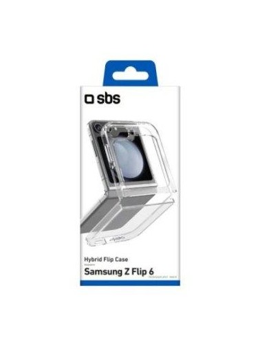 SBS TECOVSAZFLIP6T SAMSUNG Z FLIP 6 COVER HYBRID TRASPARENTE