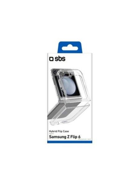SBS TECOVSAZFLIP6T SAMSUNG Z FLIP 6 COVER HYBRID TRASPARENTE
