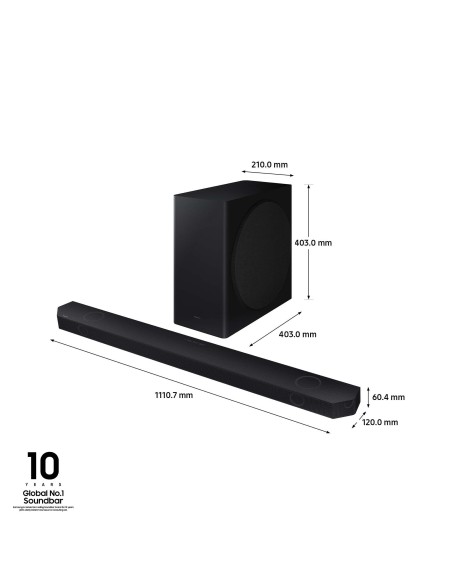 SAMSUNG HW-Q800D SOUNDBAR 5.1.2 + SUB WIRELESS 360W DOLBY ATMOS