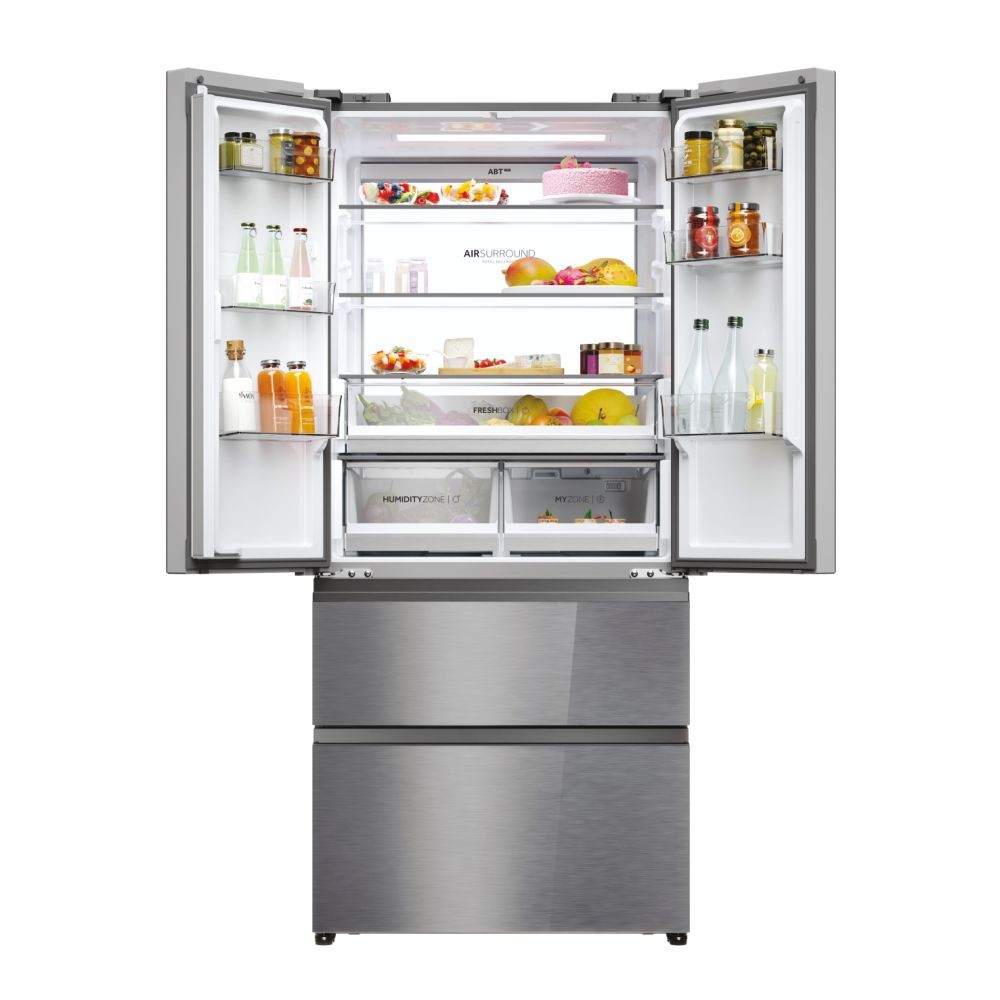 Haier HFR3718ENM - Frigorifero americano, 402 litri, No Frost, colore Inox,  Classe energetica E : Amazon.it: Grandi elettrodomestici