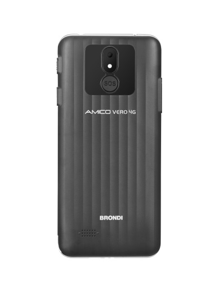 BRONDI AMICO VERO 4G 3/32GB NERO   5,7" - SENSORE CADUTA - TASTO SOS