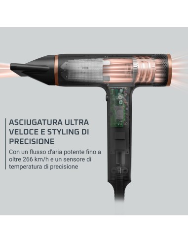 ROWENTA HY8310 PHON DRYER MOTOR PRO 2000W IONIZZATORE 3TEMP. 3VEL.