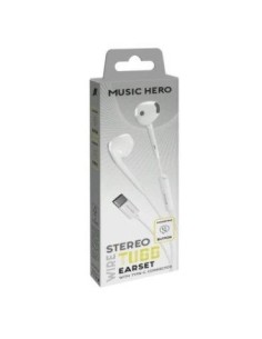 SBS MHEARSETTYCW  AURICOLARI TUBB SEMI IN EAR USB-C BIANCO 2