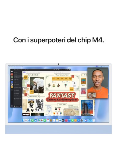 APPLE MWUF3T/A 24" IMAC RETINA 4,5K M4 8CPU/8GPU/16GB/256GB BLUE