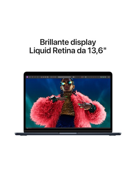 APPLE MC7X4T/A MACBOOK AIR 13" M2  8CPU 8GPU 16GB 256GB MIDNIGHT