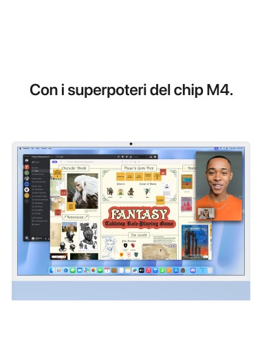 APPLE MWV13T/A 24" IMAC RETINA 4,5K M4 10CPU/10GPU/16GB/256GB BLUE