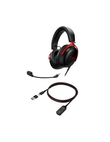 HYPERX CLOUD III NERO/ROSSO CUFFIA GAMING JACK 3,5"