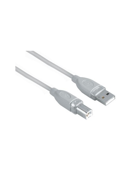 HAMA 634694 CAVO USB-A/USB-B M/M 2.0 1,5M SFUSO GRIGIO