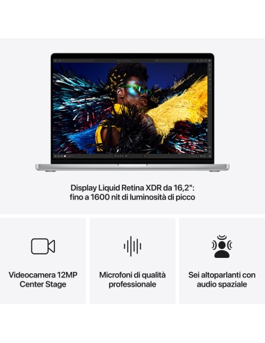 APPLE MX2T3T/A MACBOOK PRO 16" M4  PRO 14CPU/20GPU/24GB/512GB SILVER