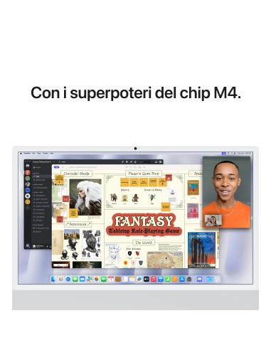 APPLE MWUC3T/A 24" IMAC RETINA 4,5K M4 8CPU/8GPU/16GB/256GB SILVER