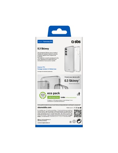 SBS TESKINSAA16 SAMSUNG A16 COVER  SKINNY TRASPARENTE