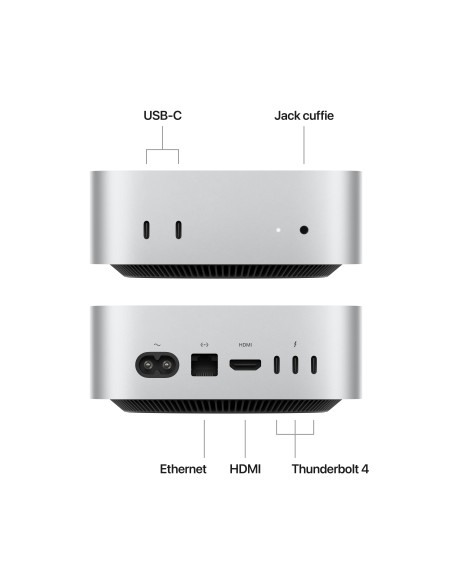 APPLE MU9E3T/A MAC MINI M4 10C CPU 10C GPU 16GB/SSD512GB