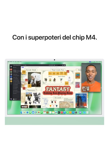 APPLE MWUE3T/A 24" IMAC RETINA 4,5K M4 8CPU/8GPU/16GB/256GB GREEN