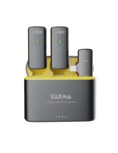 KARMA VLOGGER PLUS DOPPIO RADIOMICROFONO USB-C PER VLOGGER