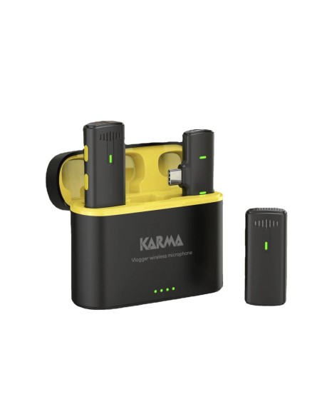 KARMA VLOGGER PLUS DOPPIO RADIOMICROFONO USB-C PER VLOGGER