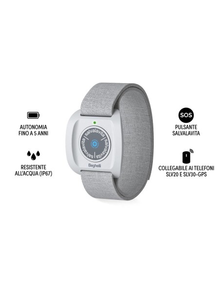 BEGHELLI SLV30PLUS GSM+BRACCIALETTO BAND PLUS
