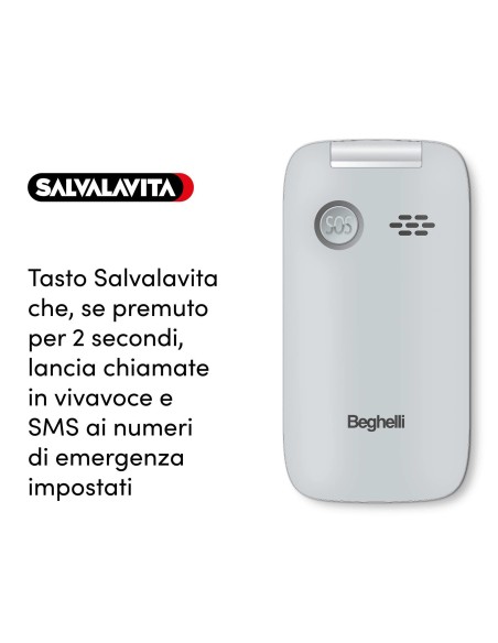 BEGHELLI SLV30PLUS GSM+BRACCIALETTO BAND PLUS