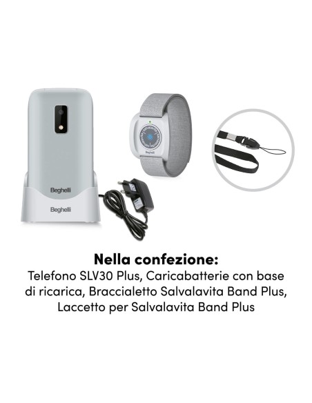 BEGHELLI SLV30PLUS GSM+BRACCIALETTO BAND PLUS