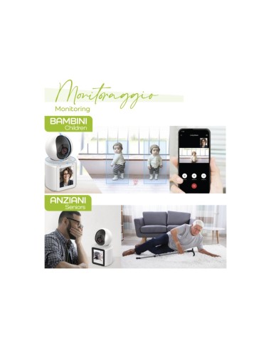 KARMA CAM 12 VIDEOCAMERA SORVEGLIANZA MOTORIZZATA CON DISPLAY