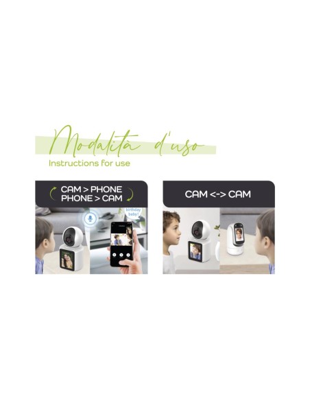 KARMA CAM 12 VIDEOCAMERA SORVEGLIANZA MOTORIZZATA CON DISPLAY