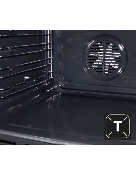 GLEM GAS SA664MWH6 CUCINA A 60X60  BIANCA 4F F.E. GRIGLIE PIATTINA